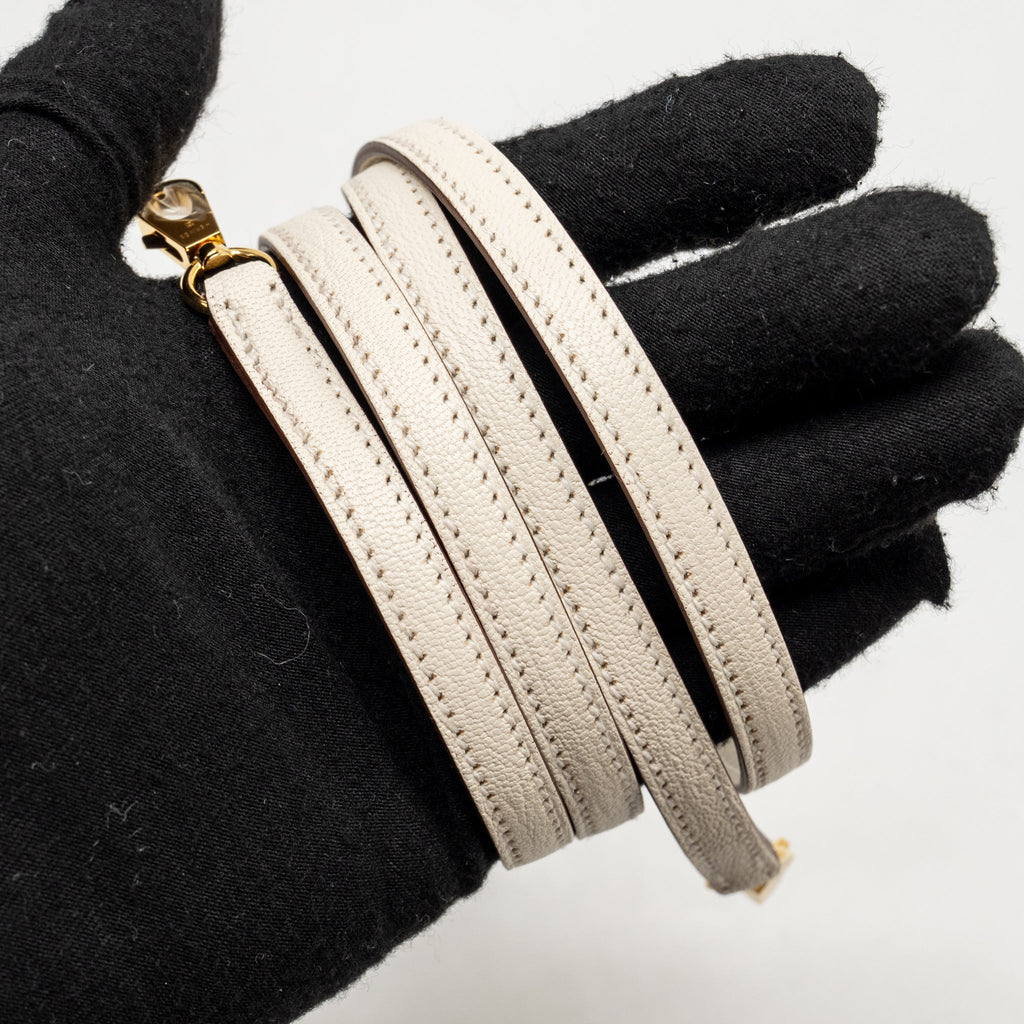 Hermes Mini Bolide Chèvre Mysore Nata GHW