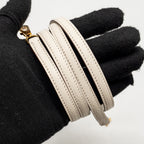 Hermes Mini Bolide Chèvre Mysore Nata GHW
