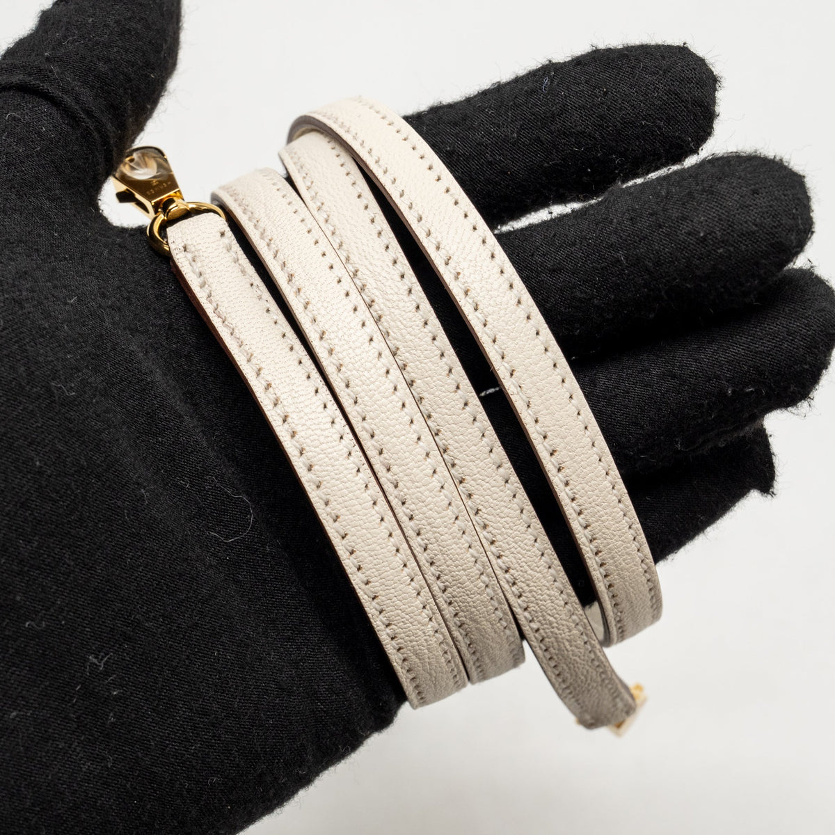 Hermes Mini Bolide Chèvre Mysore Nata GHW