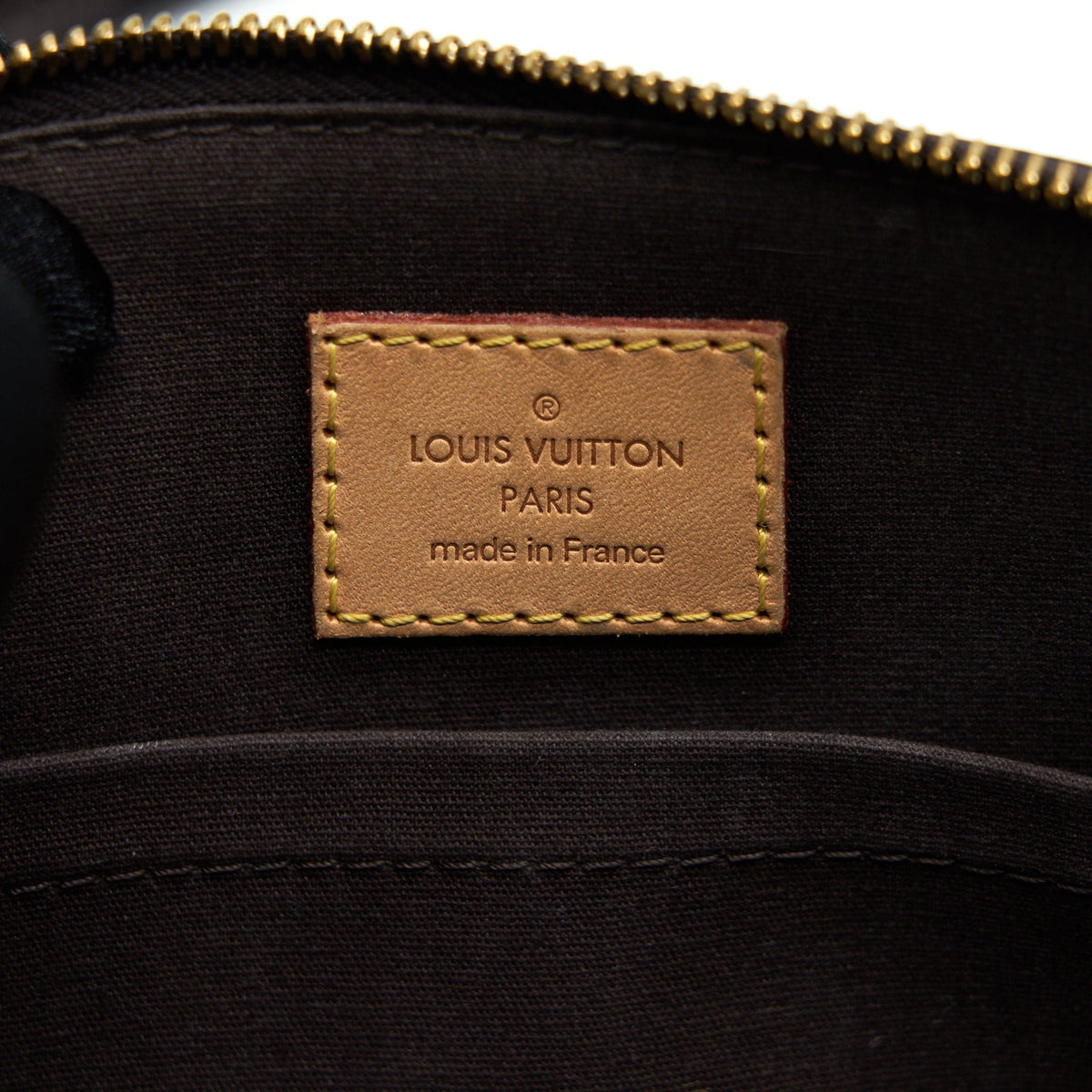 LOUIS VUITTON BOWLING TOTE SHOULDER BAG PATENT LEATHER