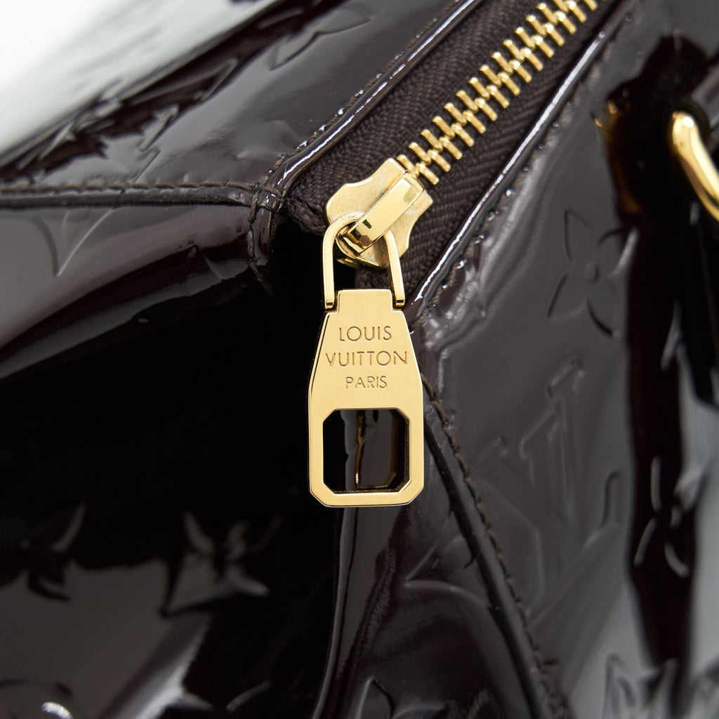 LOUIS VUITTON BOWLING TOTE SHOULDER BAG PATENT LEATHER