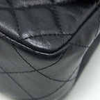 CHANEL MINI RECTANGULAR FLAP BAG LAMBSKIN BLACK GHW