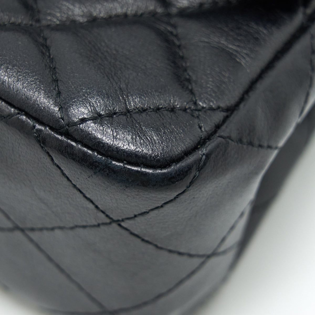 CHANEL MINI RECTANGULAR FLAP BAG LAMBSKIN BLACK GHW