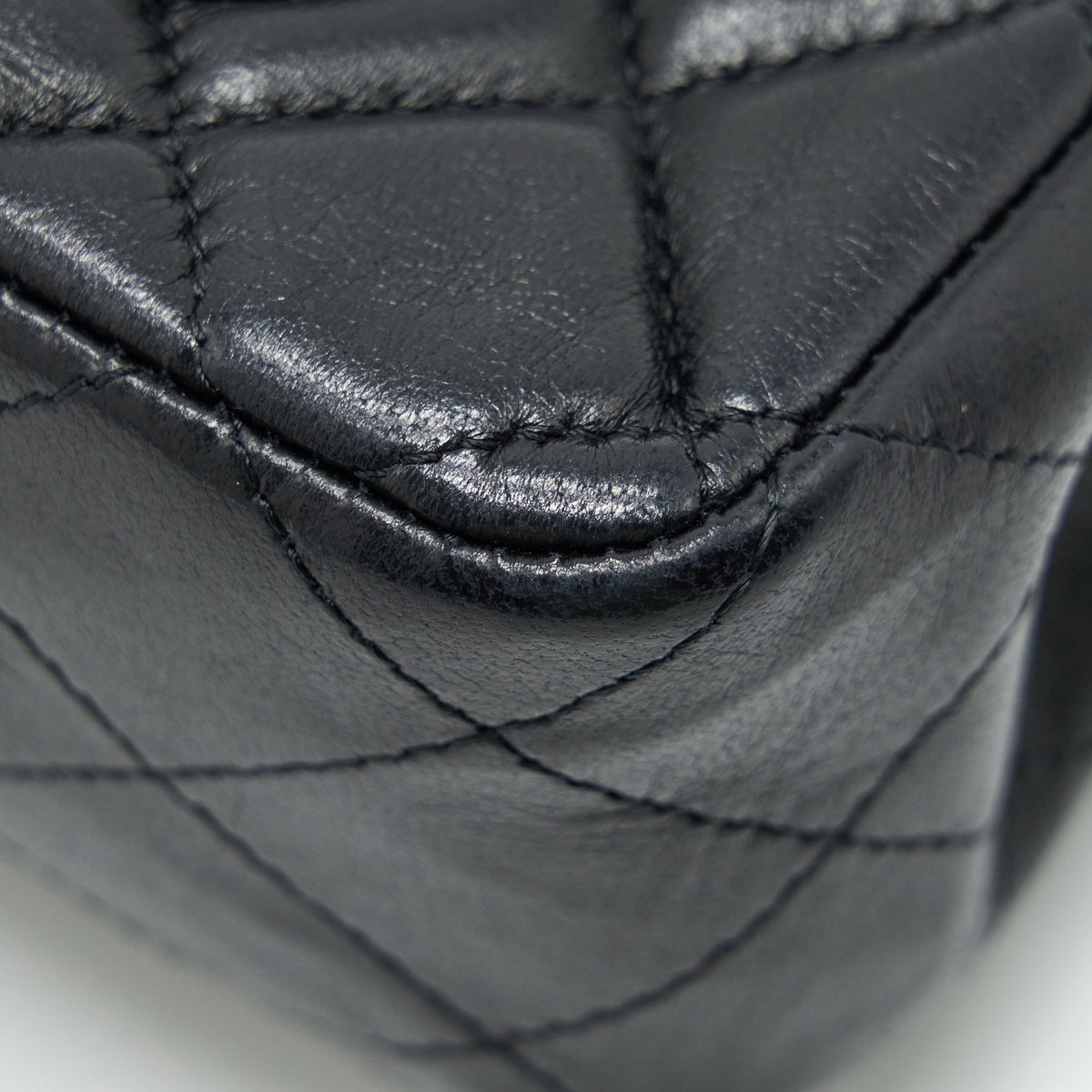 CHANEL MINI RECTANGULAR FLAP BAG LAMBSKIN BLACK GHW