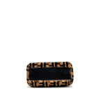 Fendi Mini Peekaboo Lambskin/Shearling Tabacco/Black GHW