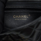 CHANEL MINI RECTANGULAR FLAP BAG LAMBSKIN BLACK GHW
