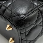 DIOR MY ABC SMALL LADY DIOR LAMBSKIN BLACK GHW