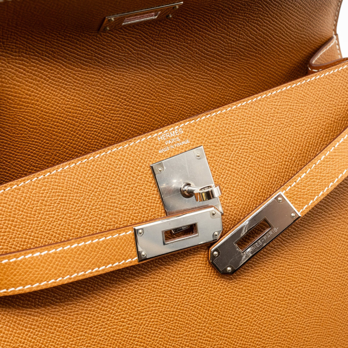 Hermes Kelly 28 Epsom Gold SHW