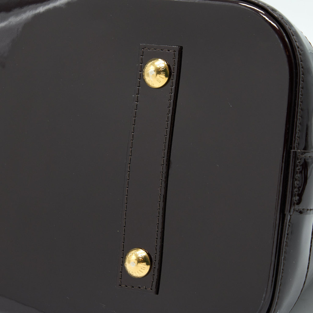 LOUIS VUITTON ALMA GM PATENT LEATHER AMARANTE VERNIS