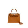 Hermes Kelly 25 Epsom Gold SHW