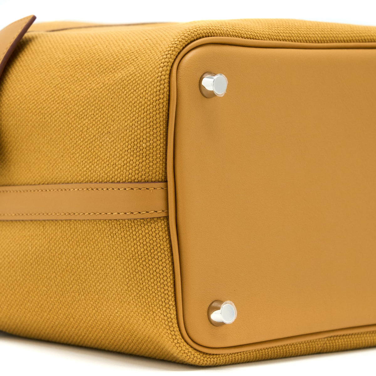 Hermes Picotin Cargo 18 Swift/Toile Canvas Sesame SHW
