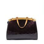 LOUIS VUITTON AMARANTE MONOGRAM VERNIS BREA MM BAG GHW