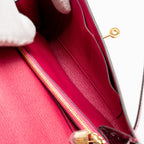 Hermes Kelly To Go shiny alligator mississippiensis rose Mexico GHW