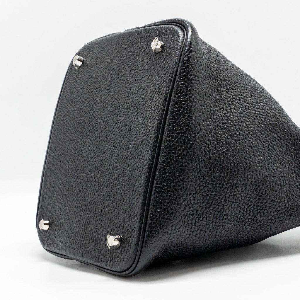 Hermes Picotin 22 Lock Bag Clemence Black SHW