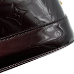 LOUIS VUITTON ALMA GM PATENT LEATHER AMARANTE VERNIS