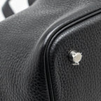 Hermes Picotin 22 Lock Bag Clemence Black SHW