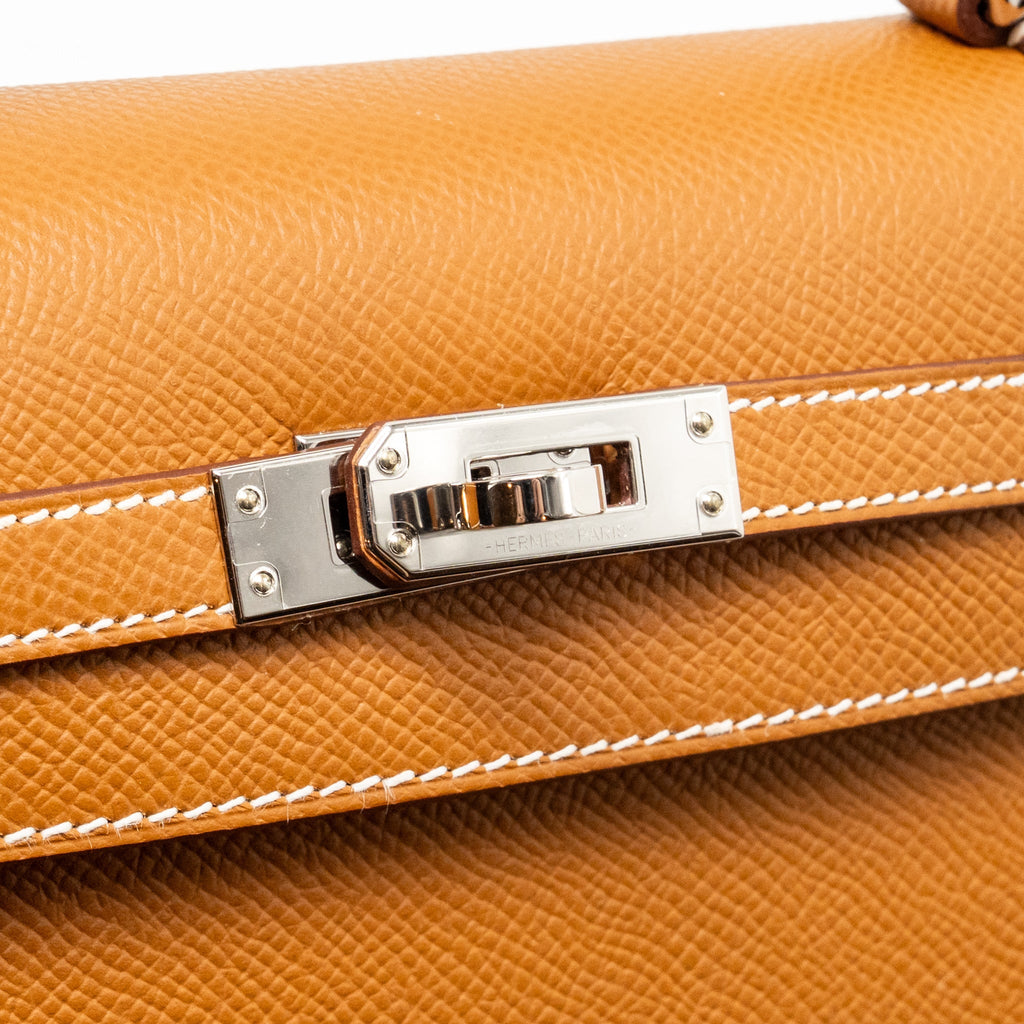 Hermes Kelly 25 Epsom Gold SHW