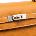 Hermes Kelly 25 Epsom Gold SHW
