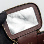 CHANEL 23C MINI VANITY CASE WITH CHAIN CAVIAR BLACK LGHW (MICROCHIP)