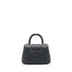 CHANEL COCO HANDLE EXTRA MINI CAVIAR BLACK LGHW