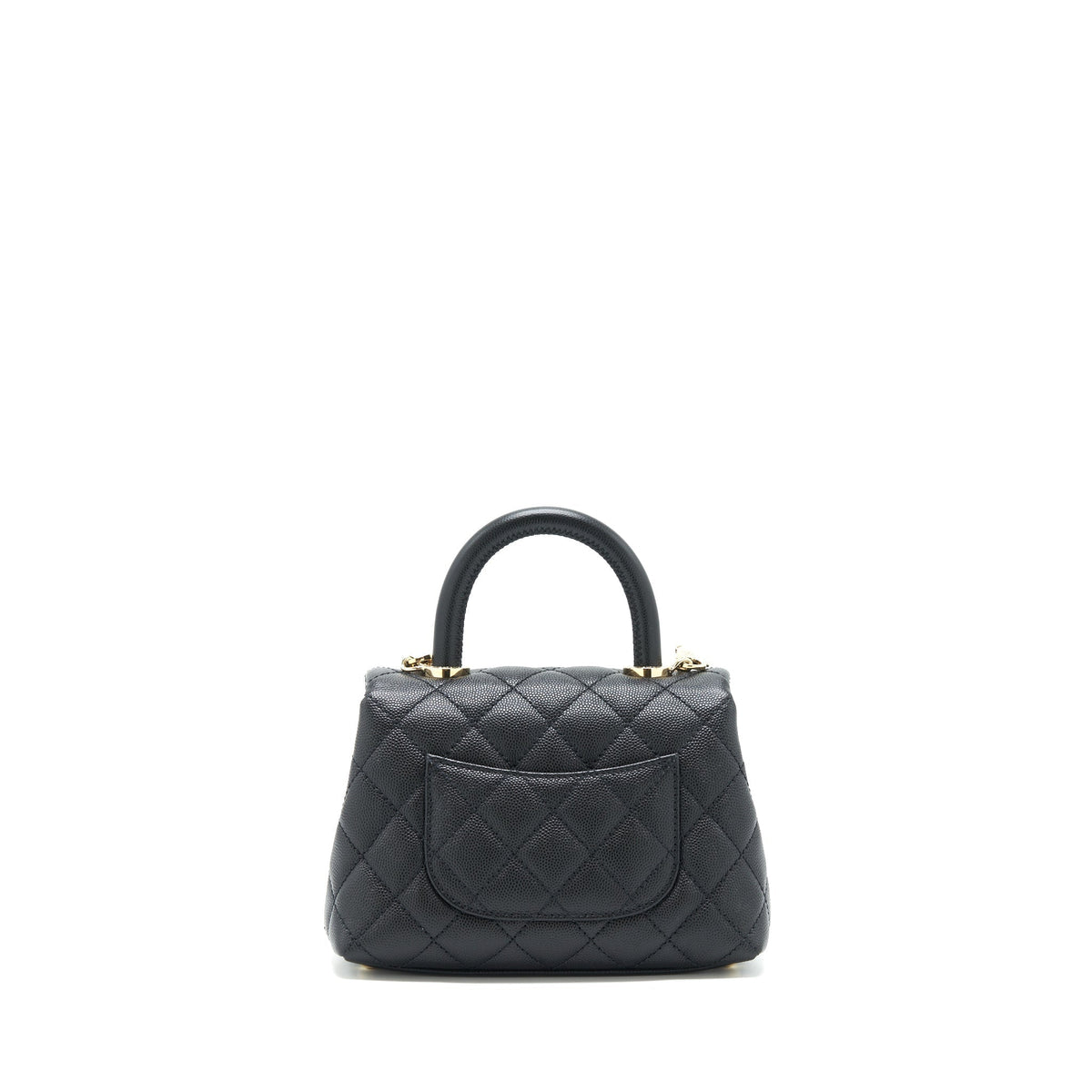 CHANEL COCO HANDLE EXTRA MINI CAVIAR BLACK LGHW