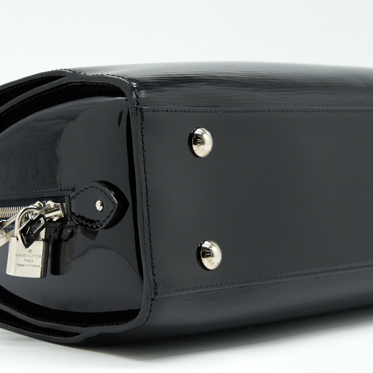 LOUIS VUITTON EPI TOTE BAG PATENT LEATHER BLACK SHW