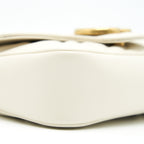 GUCCI GG MARMONT SUPER MINI BAG IN WHITE