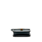 Celine Medium Classic Box Bag Calfskin Dark Green GHW