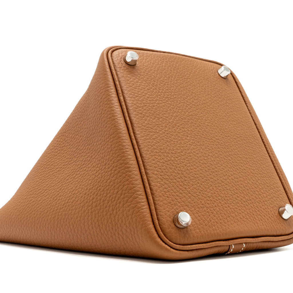 Hermes Picotin 18 Clemence Gold SHW