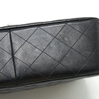 CHANEL CLASSIC JUMBO DOUBLE FLAP BAG LAMBSKIN BLACK SHW