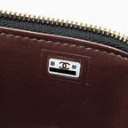 CHANEL 23C MINI VANITY CASE WITH CHAIN CAVIAR BLACK LGHW (MICROCHIP)