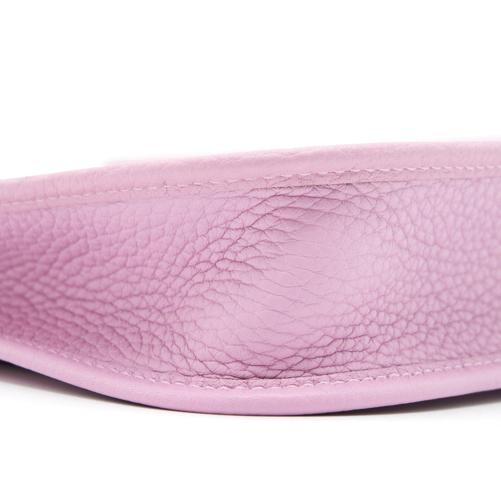 Hermes Mini Evelyne Clemence X9 Mauve Sylvestre SHW