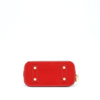 LOUIS VUITTON ALMA BB PATENT RED WITH GHW