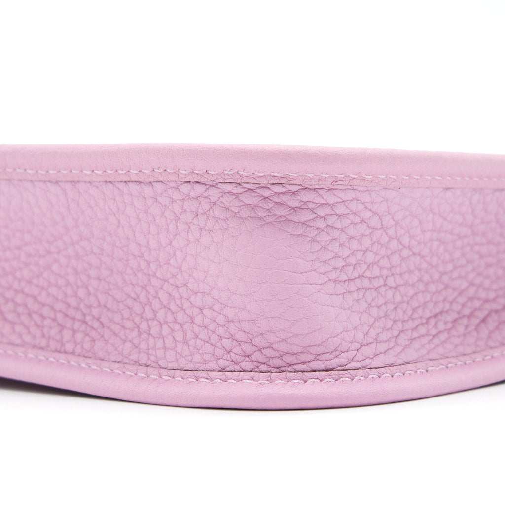 Hermes Mini Evelyne Clemence X9 Mauve Sylvestre SHW