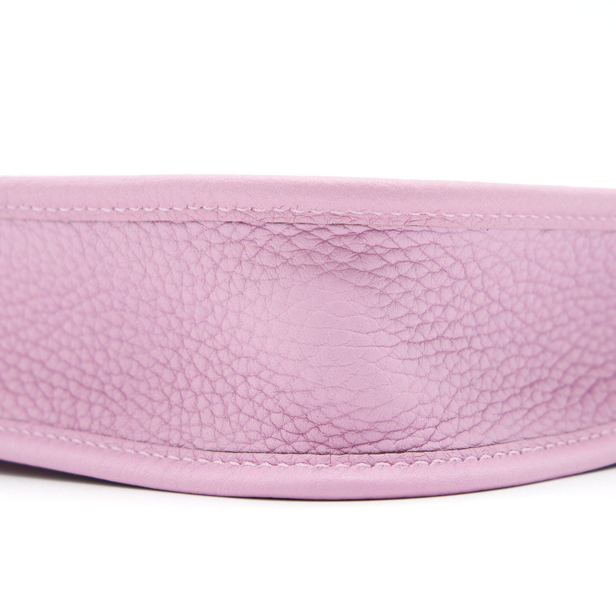 Hermes Mini Evelyne Clemence X9 Mauve Sylvestre SHW