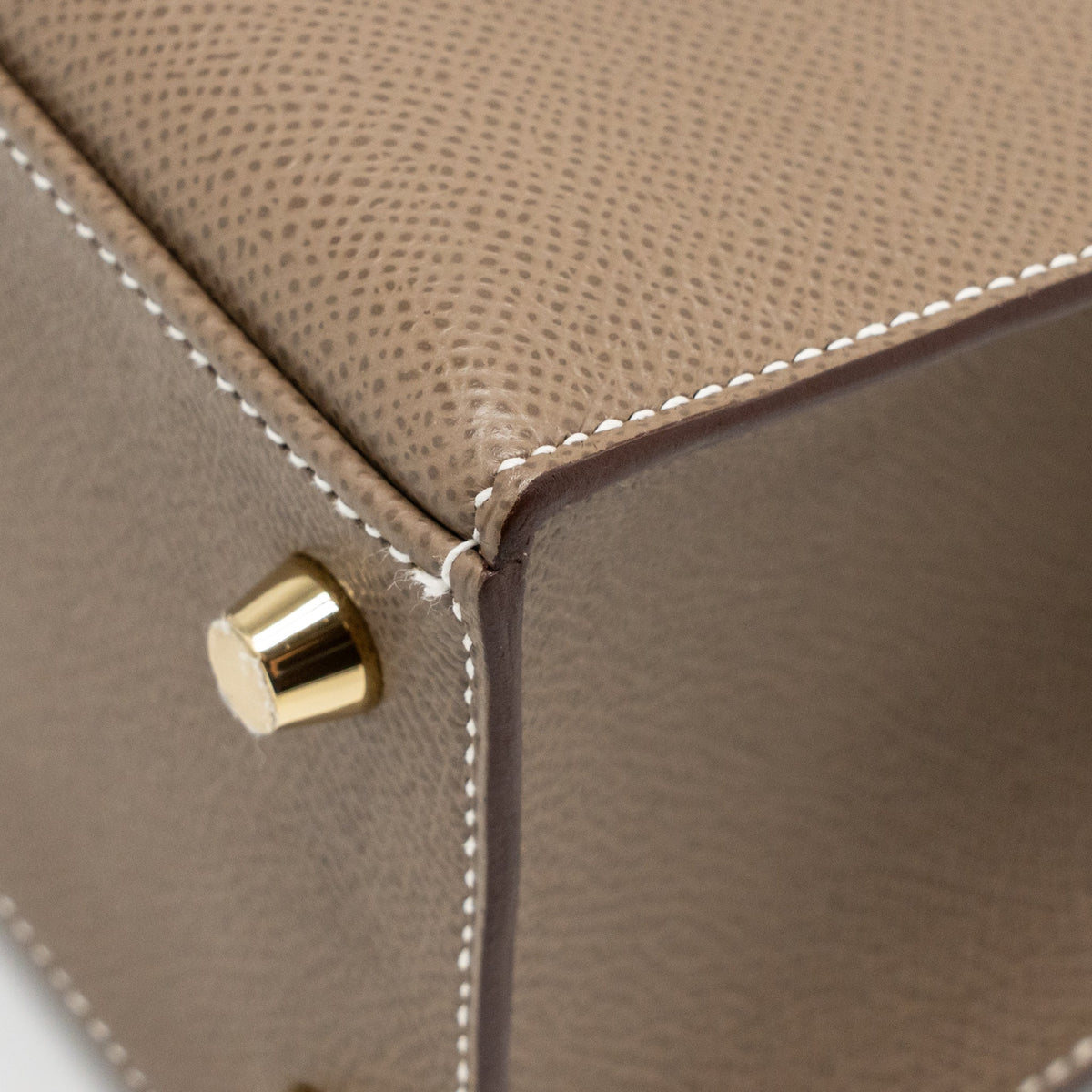 Hermes Kelly 25 Epsom Etoupe GHW