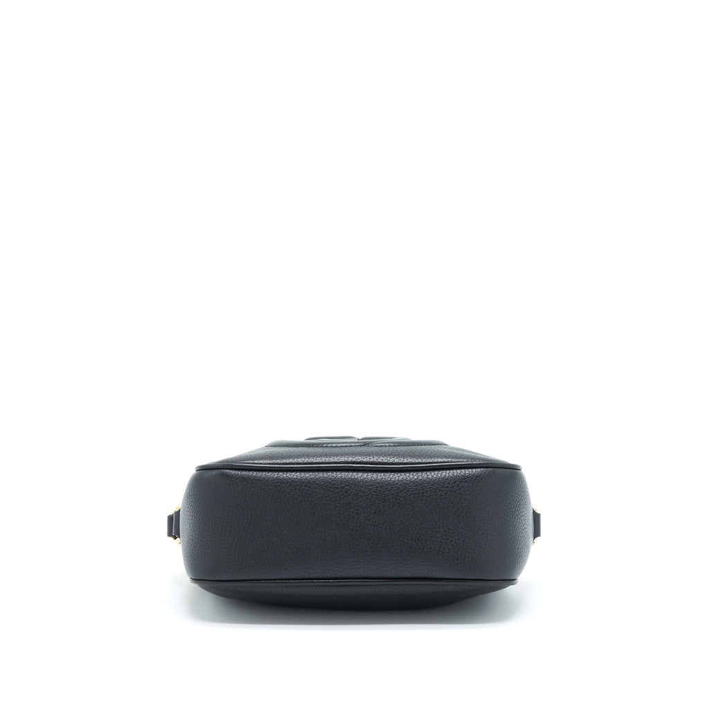 GUCCI DISCO CAMERA BAG CALFSKIN BLACK LGHW