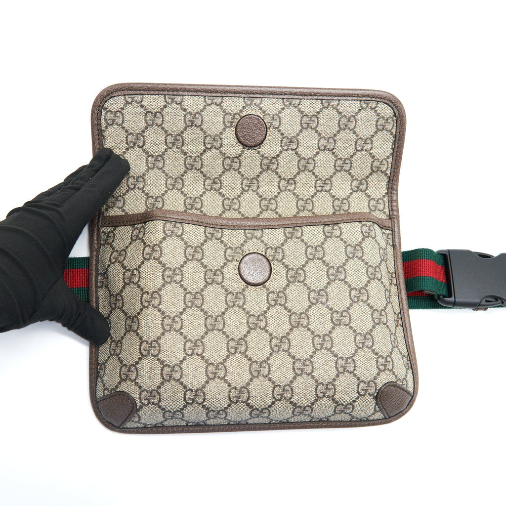 GUCCI GG SUPREME CANVAS BELT BAG