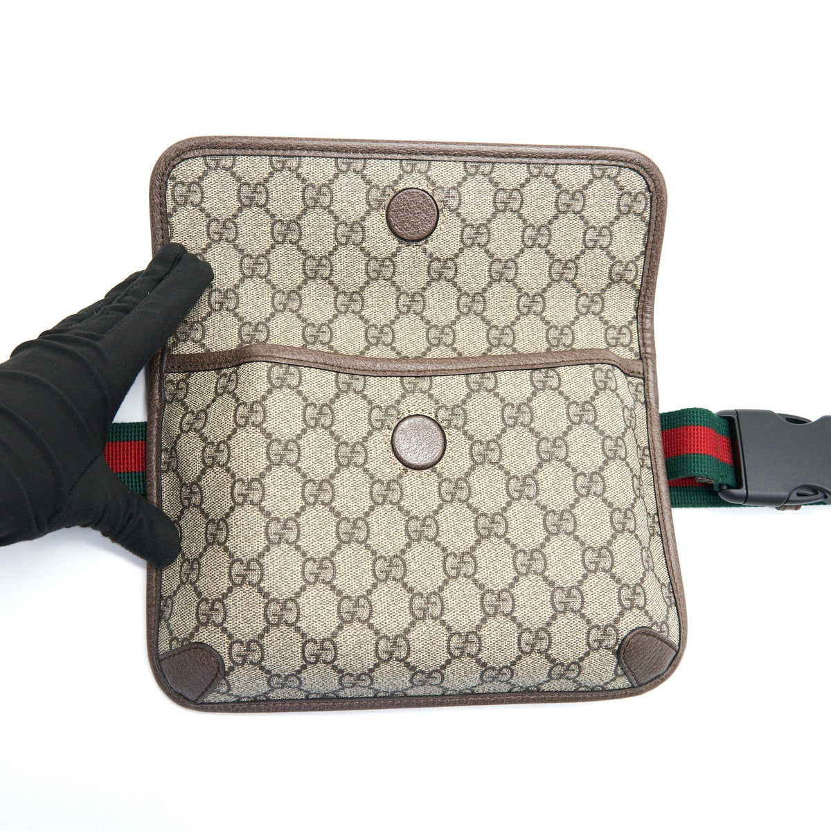 GUCCI GG SUPREME CANVAS BELT BAG