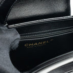 CHANEL 23K KELLY BAG CALFSKIN BLACK GHW (MICROCHIP)
