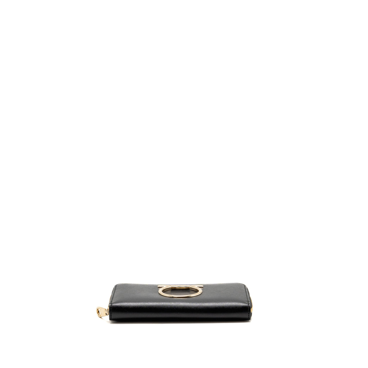 Salvatore Ferragamo Vara Bow Bag Red/Pink and Oversize Gancini Wallet Black Calfskin GHW (Sell in Set)