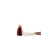 Salvatore Ferragamo Vara Bow Bag Red/Pink and Oversize Gancini Wallet Black Calfskin GHW (Sell in Set)
