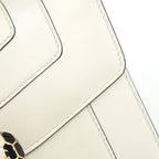 BVLGARI TOP HANDLE SERPENTI BAG WHITE