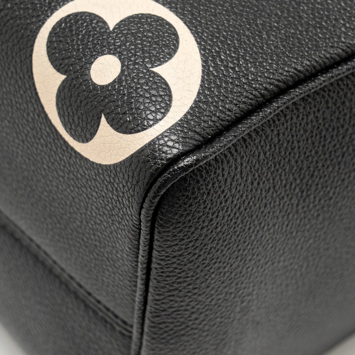 LOUIS VUITTON SPEEDY 25 BANDOULIERE BICOLOR MONOGRAM EMPREINTE BLACK GHW