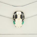 BVLGARI TOP HANDLE SERPENTI BAG WHITE