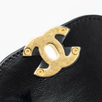 CHANEL 23K KELLY BAG CALFSKIN BLACK GHW (MICROCHIP)