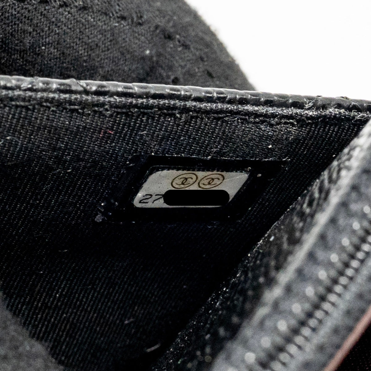 CHANEL CLASSIC WALLET ON CHAIN CAVIAR BLACK GHW