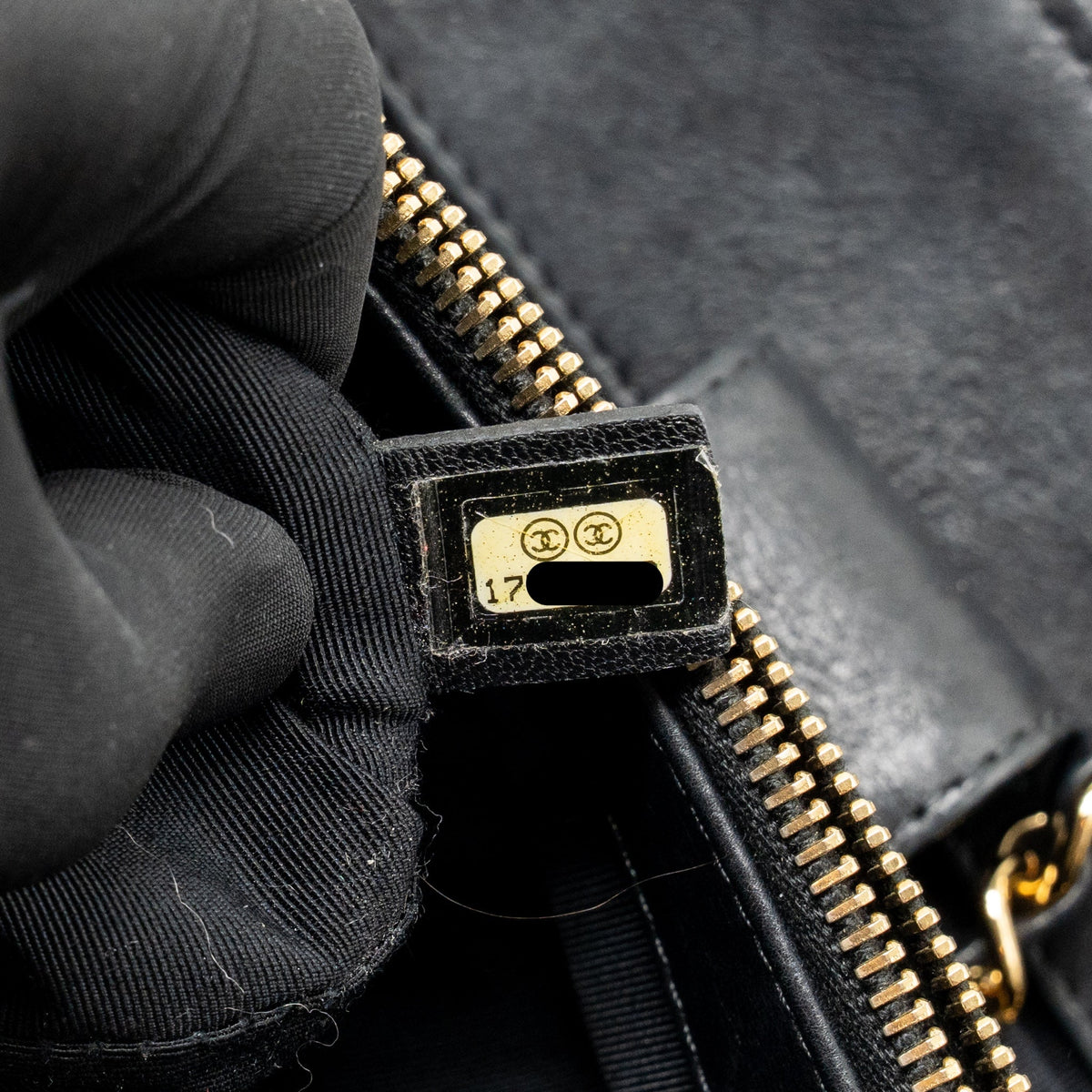 Chanel Quilted Chain Me Tote Bag Lambskin Black GHW
