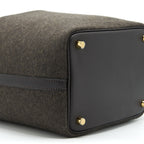 Hermes Picotin 18 Felt Lock Bag Ebene GHW