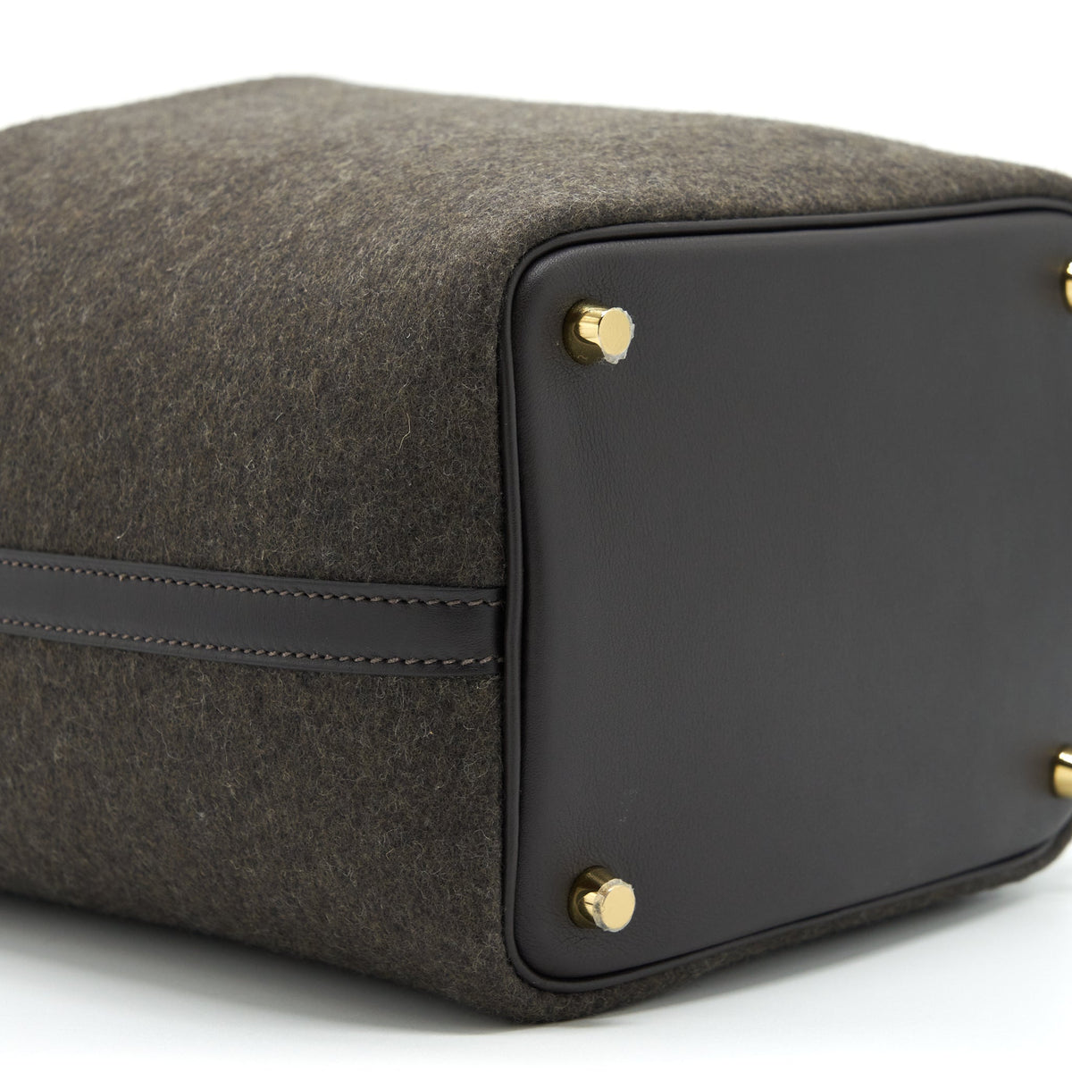 Hermes Picotin 18 Felt Lock Bag Ebene GHW